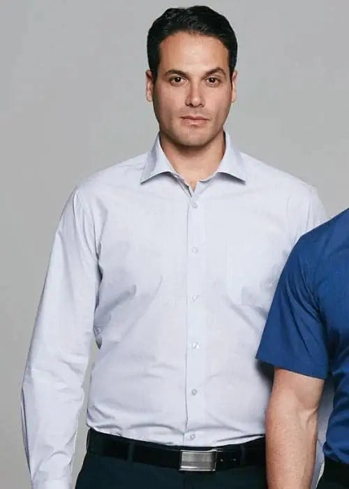 Aussie Pacific Men's Belair Long Sleeve Shirt 1905L Corporate Wear Aussie Pacific